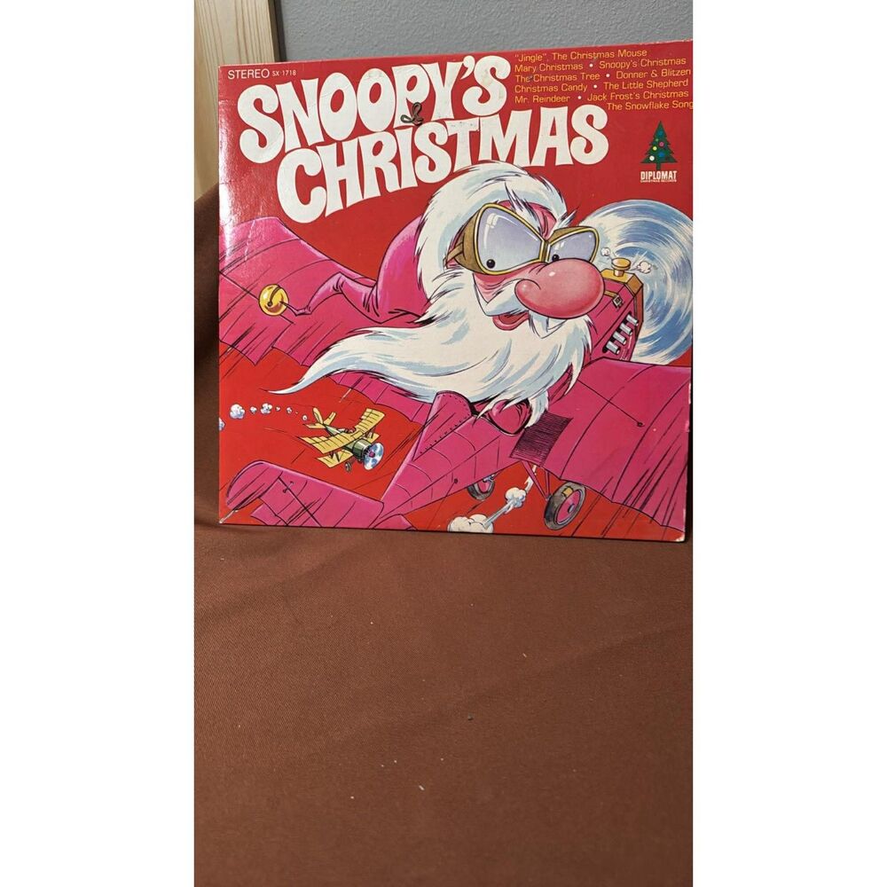 Snoopy's Christmas peanut  Stereo Vinyl Record LP  Holiday Auburn